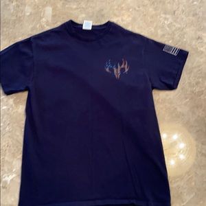 Real tree patriotic T-shirt